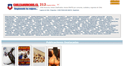 Desktop Screenshot of chileanuncios.cl